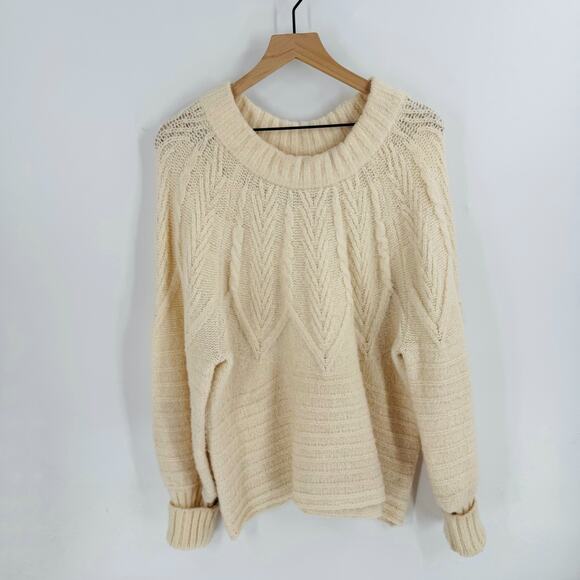 Universal Thread Cream Crew Neck Sweater - Picture 7 of 7